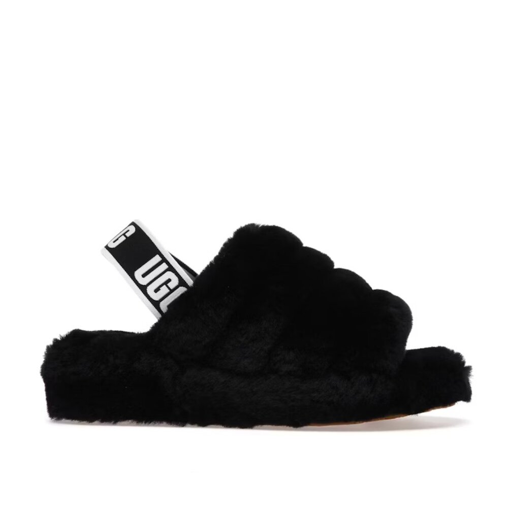 UGG Fluff Yeah Slide in Black